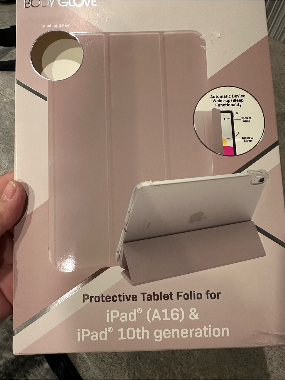 Body Glove Pink Tablet Folio Case for iPad 10th Gen
